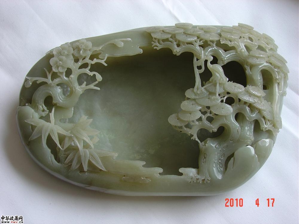 青玉笔洗
