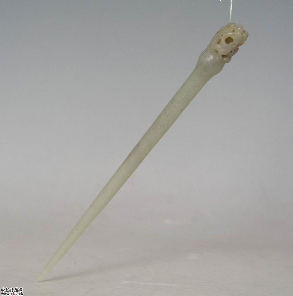清青白玉梅花玉簪