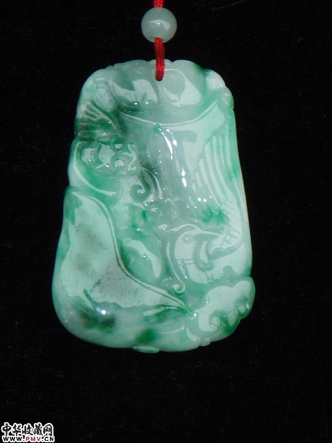 翡翠龙凤佩
