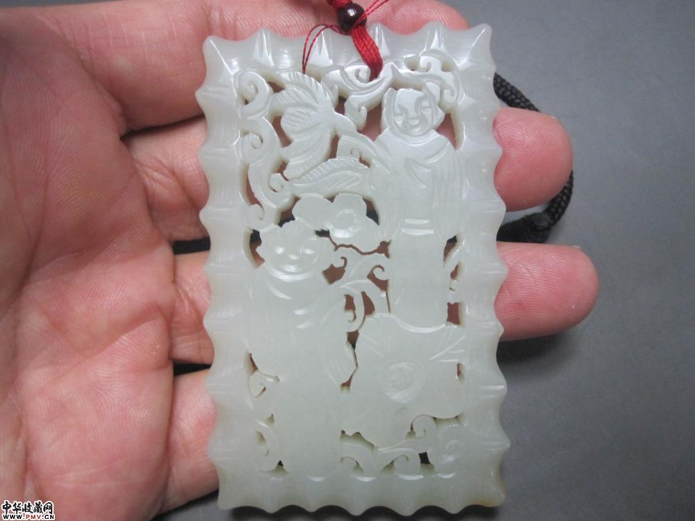 白玉双面工 人物大牌子《已售》