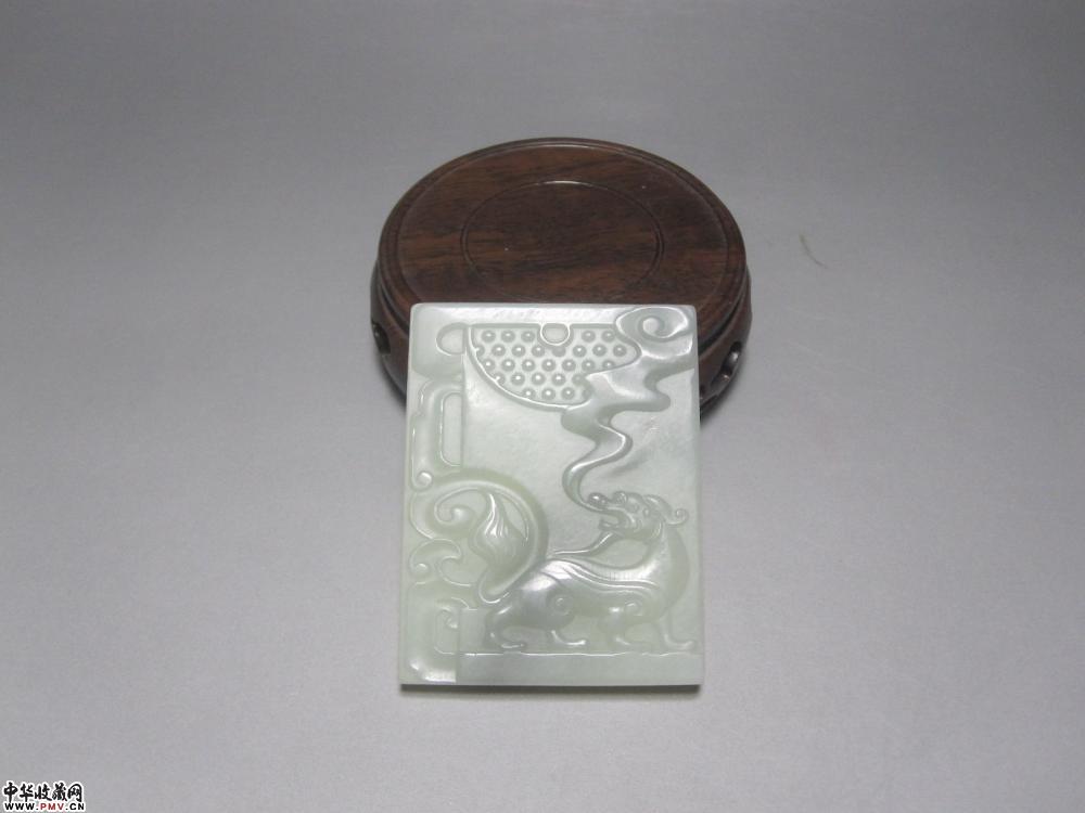 和田玉瑞兽牌《已售》