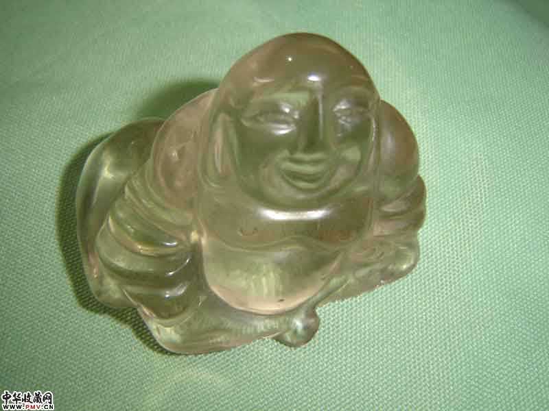 清代水晶弥勒佛
