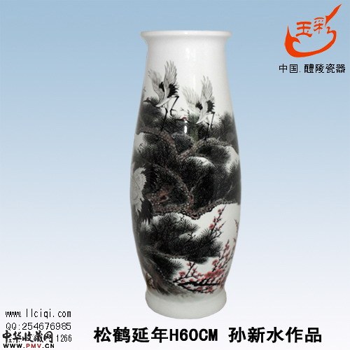 松鹤延年H60CM，孙新水作品