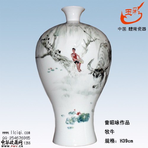 曾昭咏作品：牧牛，规格：H39CM