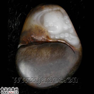 油润细腻精品籽玉笑佛