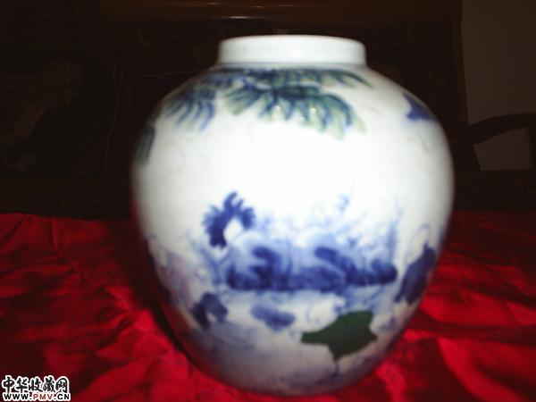 光绪醴陵窑婴戏图罐