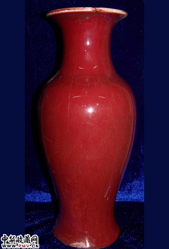 S70 红釉观音瓶