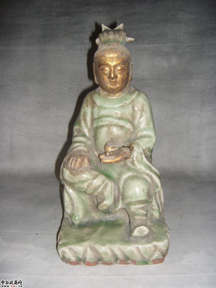 清龙泉窑瓷像