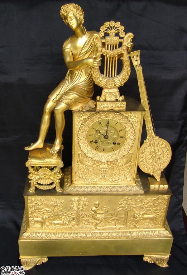 法国造1880年镏金大座钟