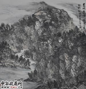 张宙光《云霞叠嶂》