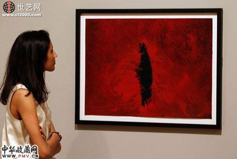 安尼施・卡普尔(Anish Kapoor)的画作《无题》