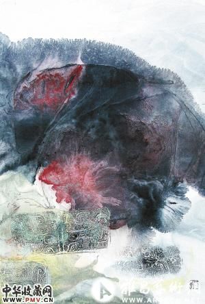 木夫画作《好云万里无城郭》 