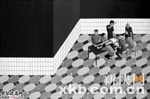 黄一山作品《解剖室内》