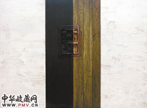 《门里门外》 木雕之五 122cm×164cm 综合材料 2009年