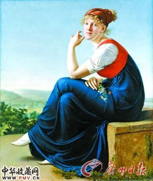 哥特利布・希克作品《海因里希・丹内克肖像》