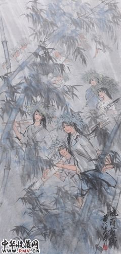 黄胄《风雨前线》