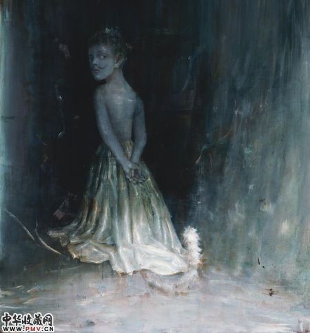 韦嘉，拈指笑处一言无Ⅱ，180x160cm，布面丙烯，2010