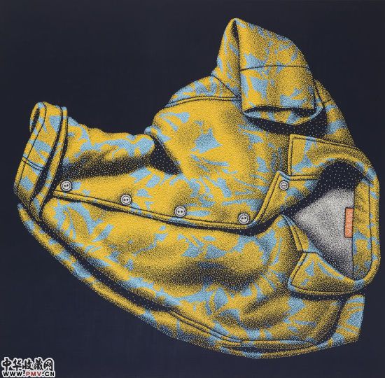 杨穹 2010年作 《距离》亚克力、水晶胶 120x120x4cm 由Aye 画廊提供