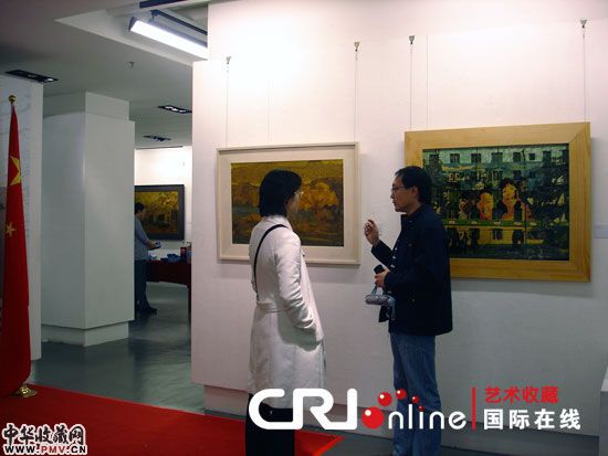 越南磨漆画展推动中越文化交流