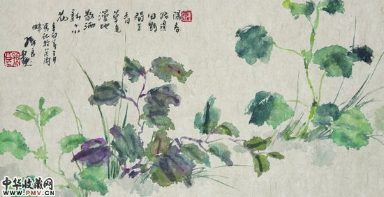 孙良水墨作品《花卉系列1》