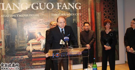 雅典市副市长斯奥哈亚克斯主持开幕式