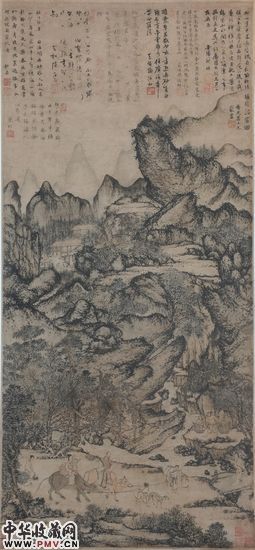 王蒙《稚川移居图》