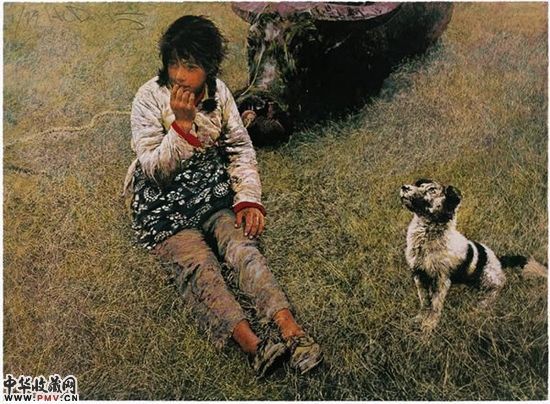 创作于1982年的《春风已经苏醒》。何多苓在上世纪80年代的作品被称为“伤痕美术”的代表之作。