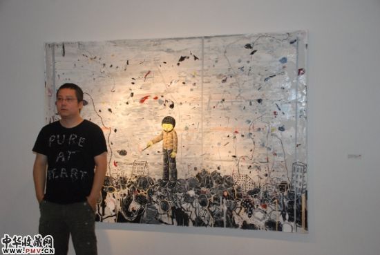 李继开在展览现场