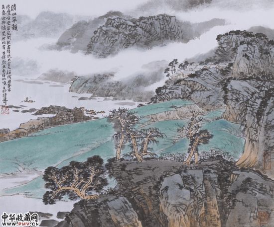 徐建明《清江翠韵》