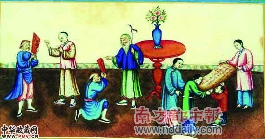 失传百年通草画重现广州博物馆