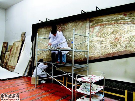 唐代壁画珍品亮相古城