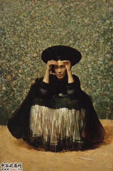 庞茂琨油画作品《苹果熟了》