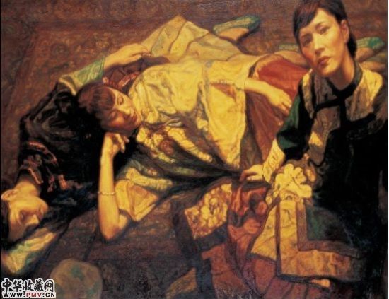 陈逸飞《寻梦佳人》图片资料