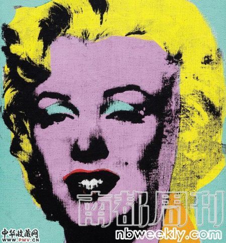 安迪・沃霍尔名作《玛丽莲・梦露》,1967年,版画。