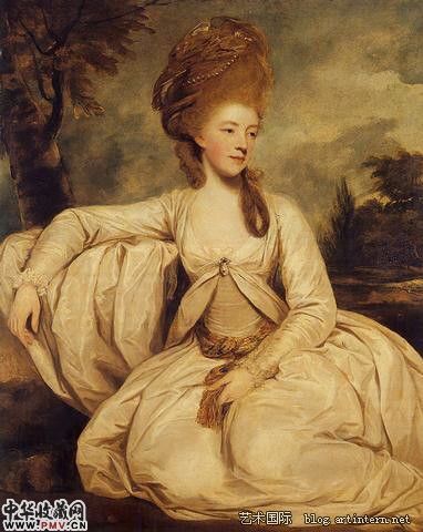 18世纪英国肖像画家托马斯・根兹博罗(Thomas Gainsborough，1727-1788)的作品选