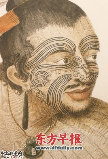 1784年的《毛利酋长图像》