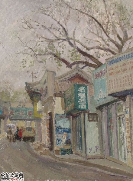 细管胡同东口 见到北新桥大街