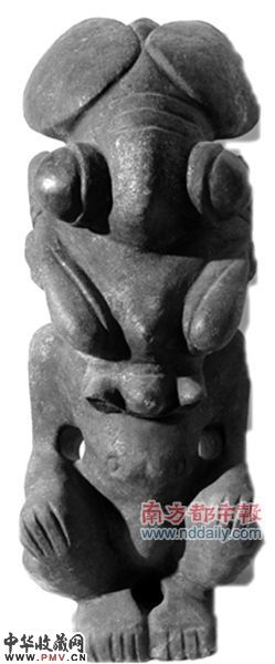 价值亿元级的黑皮玉神像