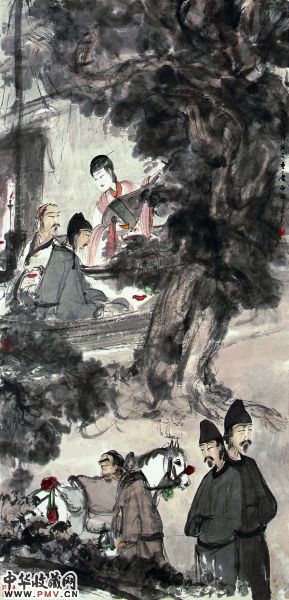 傅抱石《琵琶行》