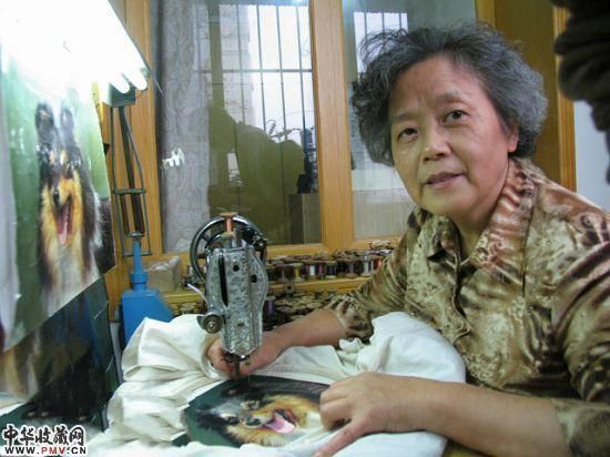 机绣大师王文瑛