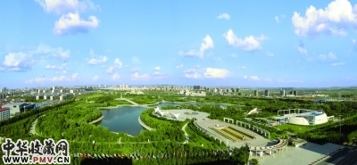 长春世界雕塑公园鸟瞰图（资料图）