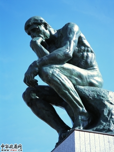 从罗丹原模上复制的著名雕塑《思想者》（资料图）