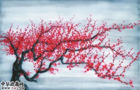 张晓刚的参展作品