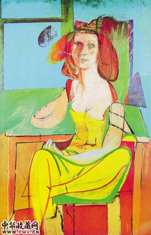 德・库宁绘画作品