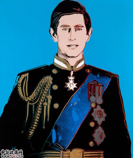 安迪 沃荷 查尔斯王子 布面油画 127X107cm 1982