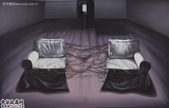 史文飞,我们在一起 NO.2,115x180cmx2,2009 史文飞,我们在一起 NO.2,115x180cmx2,2009