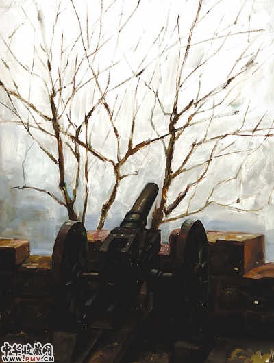 蛇山炮台遗址（作者：游健 尺寸：120cm×90cm）