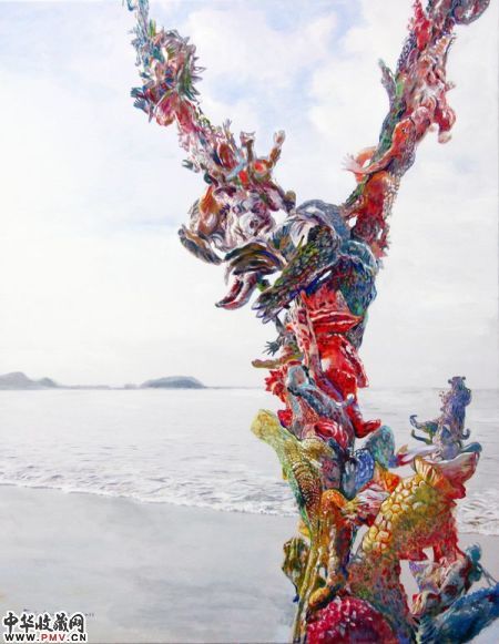 Hiroshi FUJI IFH-P-AS  acrylic on canvas 93×75cm 2011 MORI YU GALLERY