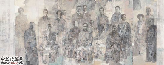 展览作品《陈独秀与新青年》