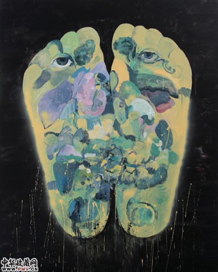 《别分开》布面丙烯150×120